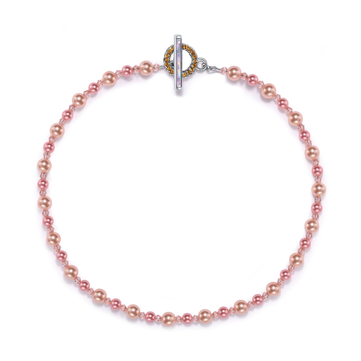 Mermaids Necklace in Vintage Rose