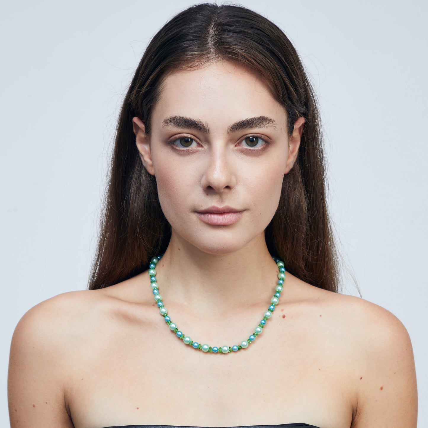 Mermaids Necklace in Peridot